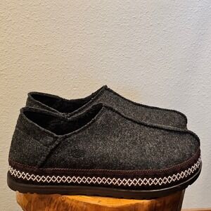 UGG Tasman Regenerate Grey Felt Wool Slippers 1130872 Womens 11